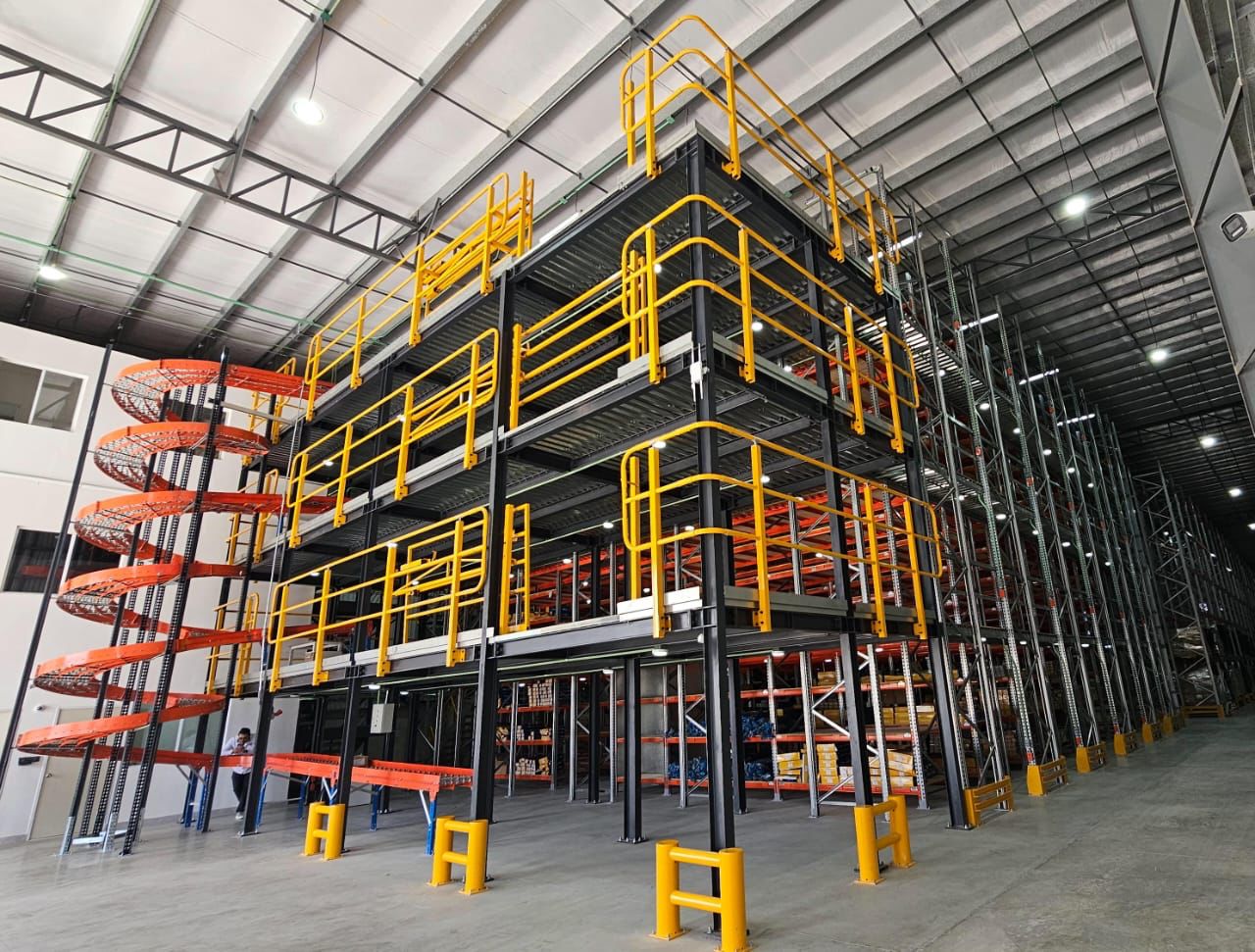 Heavy duty Arabian pallet racking system installed in a Dubai warehouse